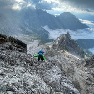 Martin Malý on the summit of Grosse Bischofsmütze (12.9.2026 11:15)