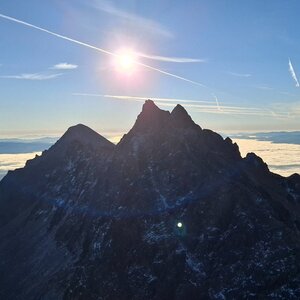 Vysoké Tatry - Bradavica - hřebenem od Východné Vysoké a dál Granátový hřeben