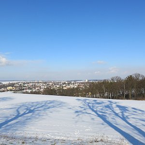 ZdenkaV na vrcholu Vinná hora  (18.2.2021)