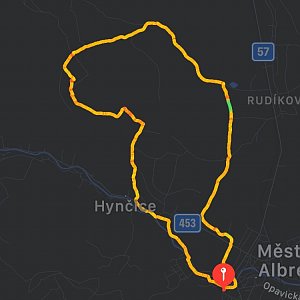 Veva na vrcholu Měsíční hora (10.1.2021 12:14)