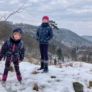 Johana Štefflová na vrcholu Panenský kámen (23.2.2025 13:24)