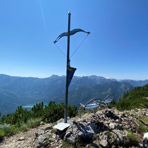 Martin Malý na vrcholu Eibenberg (21.7.2024 11:30)