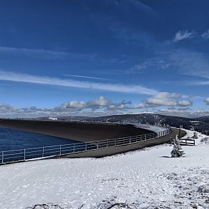 Blanka na vrcholu Dlouhé stráně (17.4.2022 12:54)