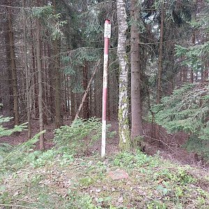 Cyklista 73 na vrcholu Čimický vrch (21.5.2022 9:11)