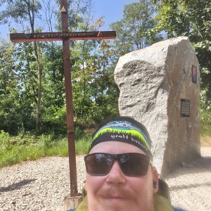 Jiří Jonáš on the summit of Mariánský vrch (24.7.2026 15:29)