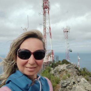 filipka on the summit of Pico do Facho (31.5.2025 18:30)