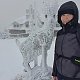 Anna Valuchová na vrcholu Šerák (22.1.2022 17:53)