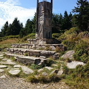 Lukáš Žídek na vrcholu Šerák (18.8.2017 11:32)