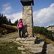 Vlasta a Zdena na vrcholu Šerák
