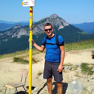 PeteBukař na vrcholu Poludňový grúň (30.6.2019 14:29)