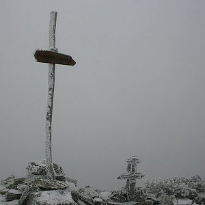 Bouřka na vrcholu Prašivá (30.10.2016 13:03)