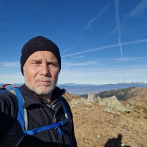 Rastislav Biarinec on the summit of Skalka (8.11.2024 12:54)
