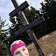 Jana Bartošová na vrcholu Veľký Javorník Z
