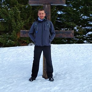 PeteBukař na vrcholu Veľký Javorník Z (24.3.2019 13:12)