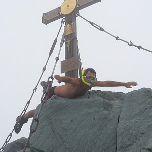 nimir na vrcholu Grossglockner (22.7.2017 14:05)