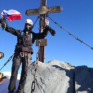 Jirka M. na vrcholu Grossglockner (9.9.2020 9:22)