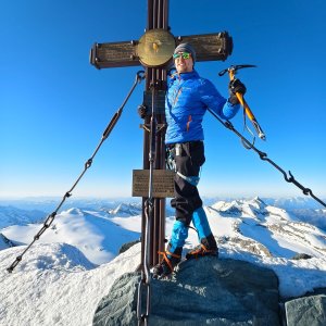 Jiří Králík on the summit of Grossglockner (25.4.2026 18:37)