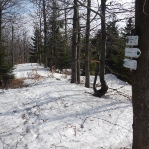 Rastislav Biarinec on the summit of Čierny vrch (2.4.2019 11:59)