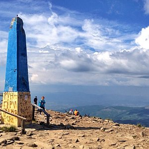 Martin Matějka na vrcholu Hoverla (5.8.2018 15:30)