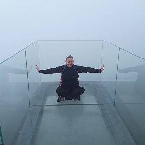 Evík on the summit of Tanečnice Z (23.9.2020 11:45)