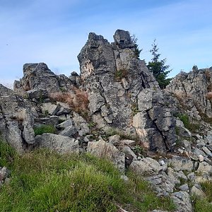 ZdenkaV na vrcholu Křížová hora (27.7.2021)