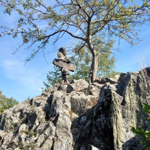 Nojby on the summit of Skalka (27.9.2023 11:38)