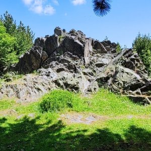 Martin Suchopár on the summit of Kreuzbrückfelsen (18.6.2023 11:18)
