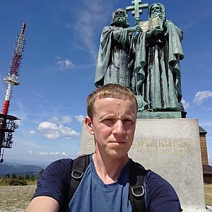 Lukáš Žídek na vrcholu Radhošť (9.8.2019 12:52)