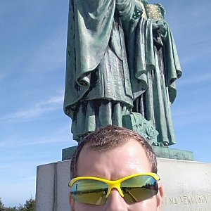 Michal Krčmář na vrcholu Radhošť (17.8.2019 10:02)