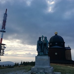 Martin Vlček na vrcholu Radhošť (13.8.2019 19:21)
