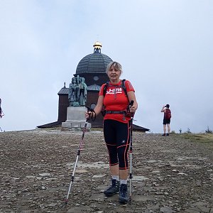 Hanka na vrcholu Radhošť (8.8.2019 9:55)