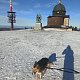 Daniel Hlavac na vrcholu Radhošť (16.1.2022 9:50)