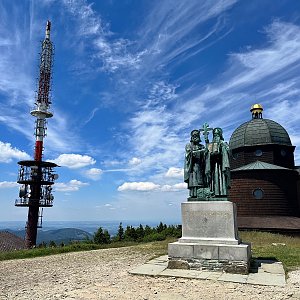 Týnka na vrcholu Radhošť (24.6.2022 13:10)