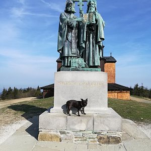 matheo22 na vrcholu Radhošť (24.4.2018 21:14)