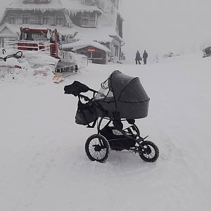 Tereza na vrcholu Radhošť (4.1.2019)