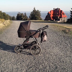Tereza na vrcholu Radhošť (19.4.2019)