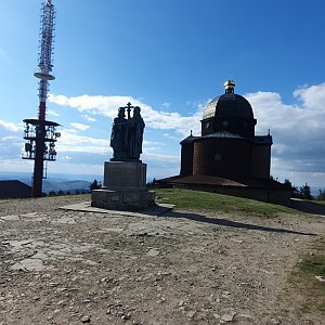 Peťulik na vrcholu Radhošť (10.5.2023 16:51)