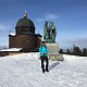 Vendula Valigurová na vrcholu Radhošť (22.1.2020 1:45)