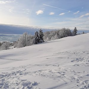 Ester Ostárková na vrcholu Radhošť (30.12.2019 12:44)