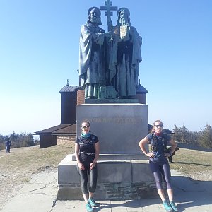 Hanka Ličková na vrcholu Radhošť (11.4.2020 16:09)