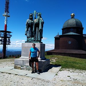 Standa na vrcholu Radhošť (6.6.2020 13:00)