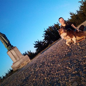 Karolína Ježovičová na vrcholu Radhošť (14.7.2020 20:17)