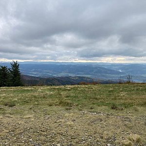 Peťka on the summit of Radhošť (25.10.2020 13:00)