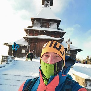 Stavinožka44 na vrcholu Radhošť (1.1.2021 15:33)
