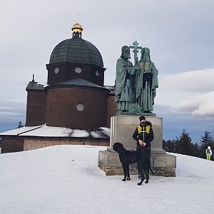 Martaska na vrcholu Radhošť (2.1.2021 12:32)