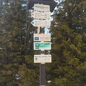 Perry na vrcholu Radhošť (3.1.2021 15:30)