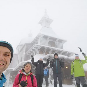ckpaserak na vrcholu Radhošť (9.1.2021 4:20)