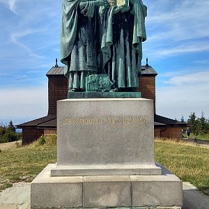 Gabča na vrcholu Radhošť (12.8.2018 14:42)