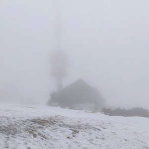 Ivana Lankočí Kovalčíková na vrcholu Radhošť (23.1.2021 11:49)