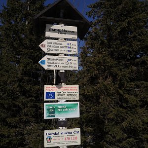 Nikola na vrcholu Radhošť (26.2.2021 11:16)